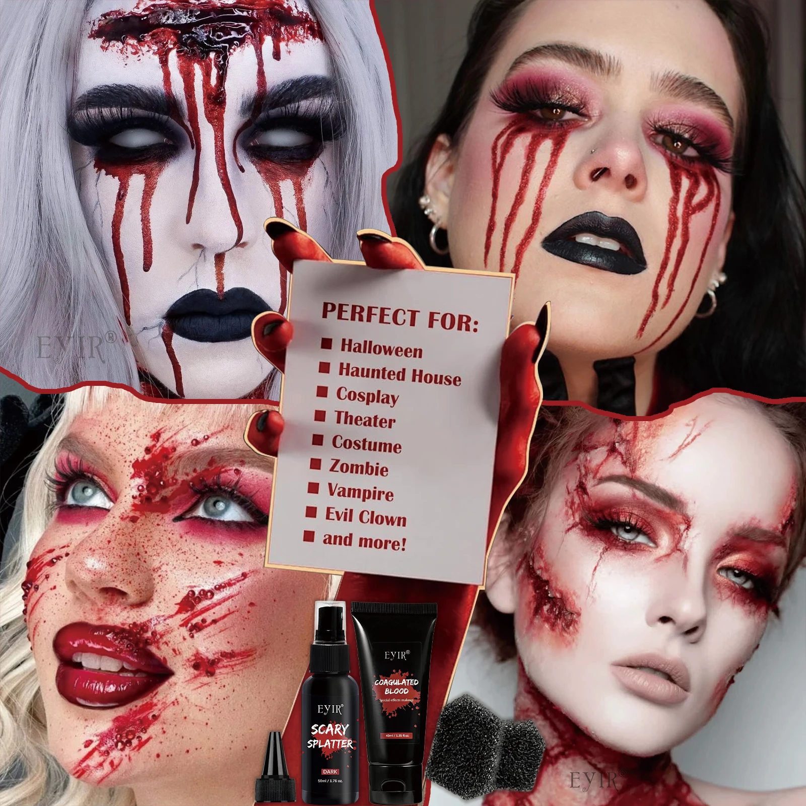 بخاخ دم مزيف للهالوين، بخاخ تأ - مراجعة Body Paint Sfx وسعره