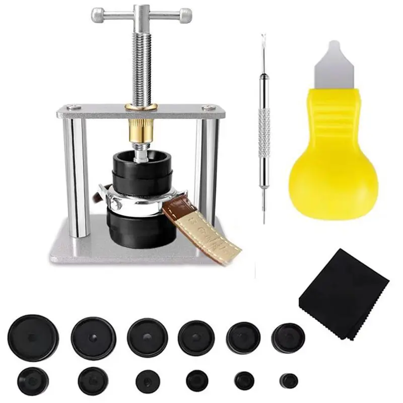 Watch Repair Tool, Portable Capping Machine Set, Carbon Steel Material, Watch Back Cover Disassembly Tool