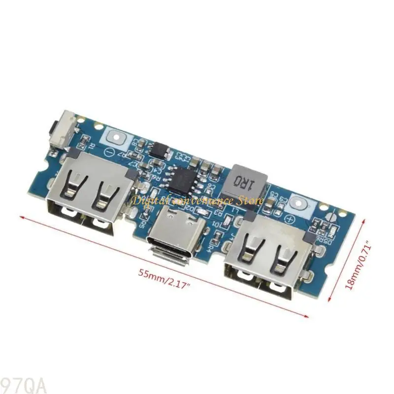 97QA MicroUSB/Type-C USB Power Mobile Power 18650 MODULE MODULE LITHIUM BATTERCHAR #6