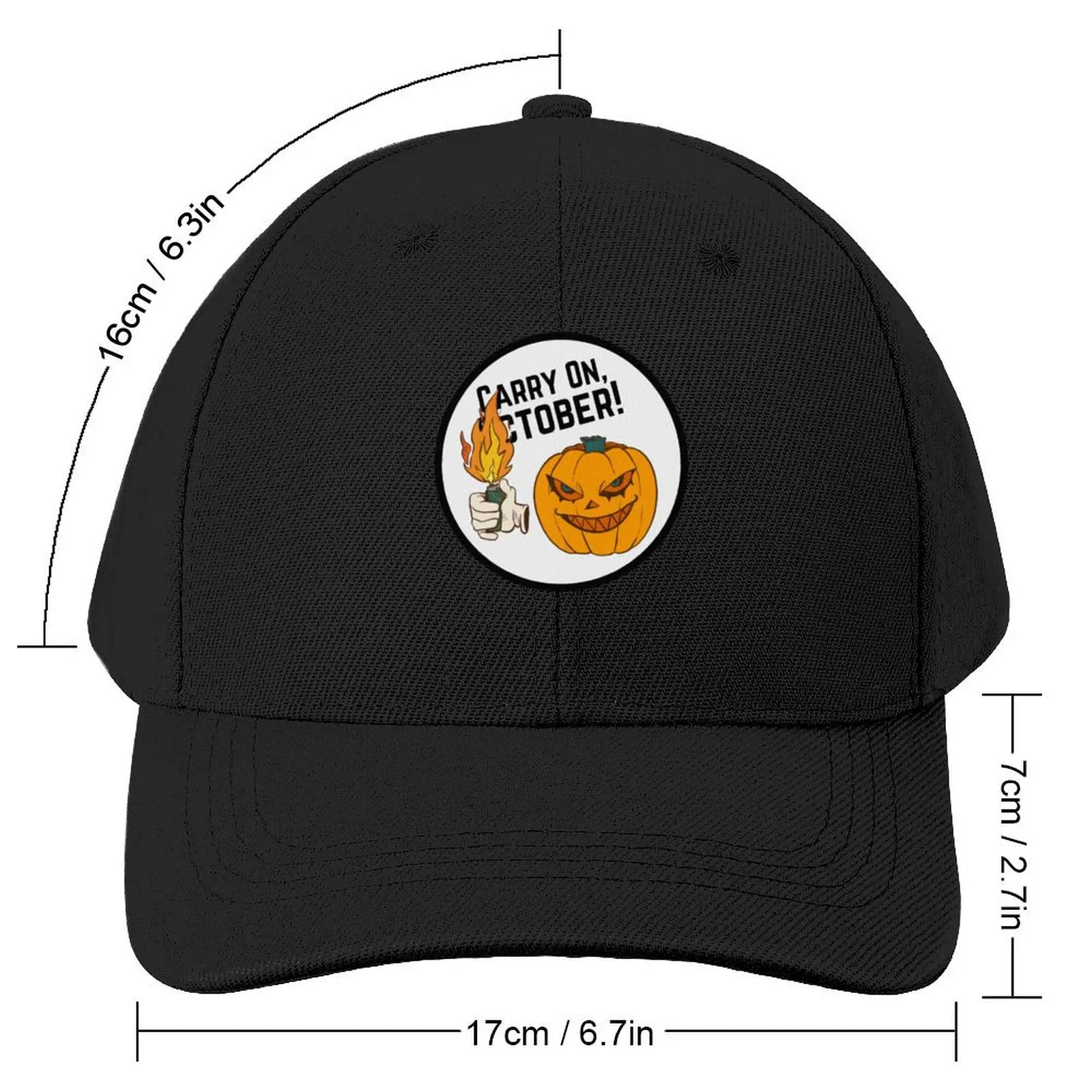 Carry On, October! Logo Baseball Cap Brand Man cap Designer Hat Kids Hat Men Luxury Brand Women's