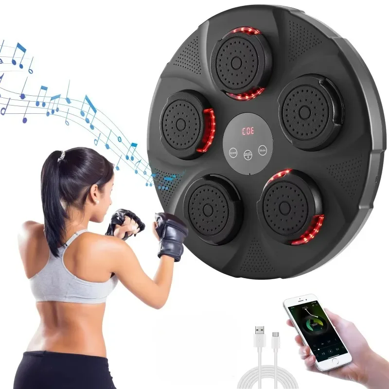Electronic Wall Mounted Boxing Target With Stable Structure For Home Fitness Stress Relief And Daily Training New Arrival