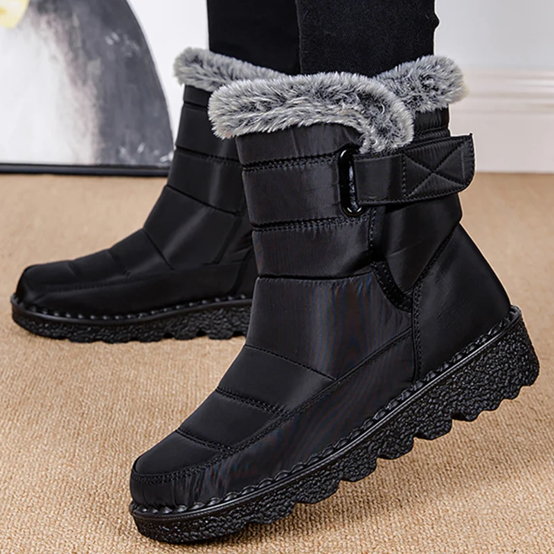 Women's Boots Snow Plus Size Shoes Woman Platform Women Shoes Casual Mid High Boots Platform Winter Girls Boots Botas Mujer