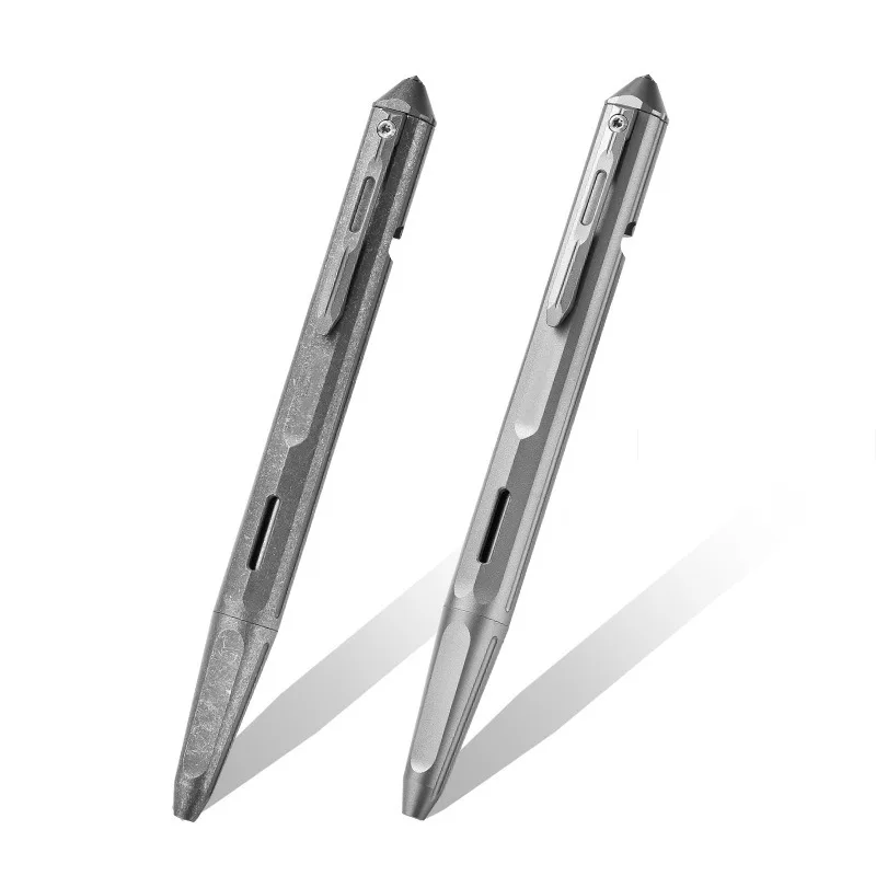 Titanium Tactical Pen Bolt Action Business Signature Pen Multi‑function Portable EDC  Writing Pen for Outdoor Emergency