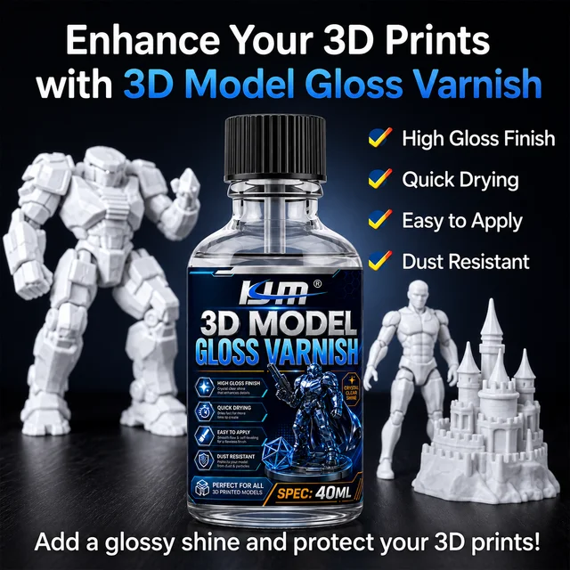 KJM 3D Print Glue For Model Assembly Strong Quick Dry Transparent Adhesive PLA ABS TPU PETG Plastic DIY Repair 5