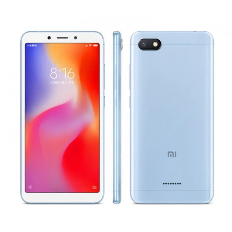 xiaomi Redmi 6a/Redmi 7 Android 4G разблокированный 5,45 дюйма 3 ГБ ОЗУ 32 ГБ ПЗУ (тест) в хорошем состоянии оригинальный сотовый телефон