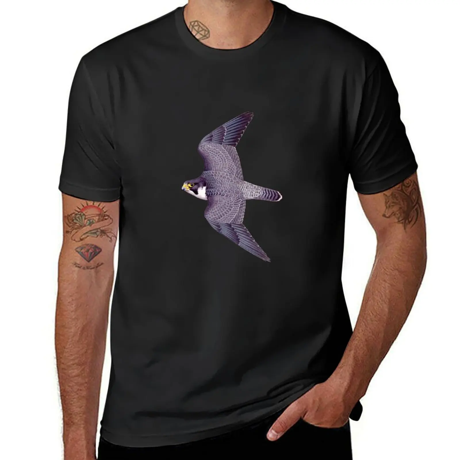 

Peregrine Falcon T-Shirt blacks oversizeds tops mens vintage t shirts