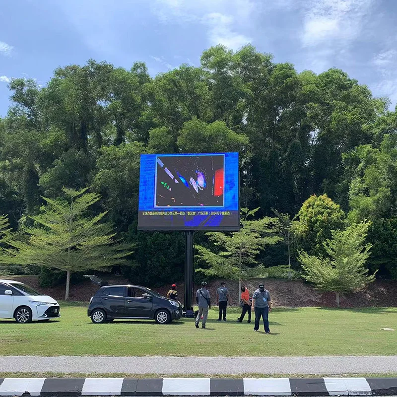 Langlebiges 500 x 500 mm großes LED-Wanddisplay für den Innen- und Außenbereich für zuverlässige Leistung