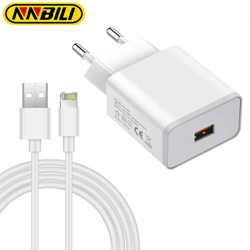 EU/US 5V2A USB Port Fast Charger For iPhone X Xs 7 8 6s Plus X Xr USB Type C Mirco USB Fast Charge for Xiaomi Redmi 8 8A 7 7A 6