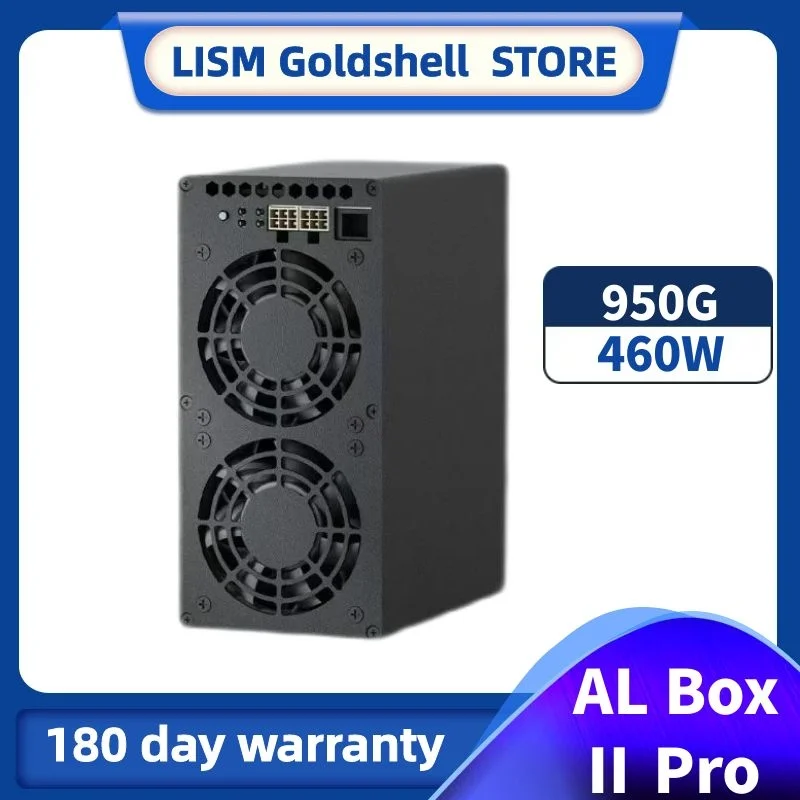 Goldshell AL BOX Ⅱ Pro ALPH Miner 950GH/s 460W ±5% New Alephium Quiet Mining Miner Cooling System AL Box 2 Pro Asic Miner