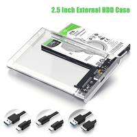 Harddisk Boxs USB 3.0/Type C to SATA III Hard Disk Case 2.5 Inch HDD SSD Shell External Enclosure Hard Drive Disk Box