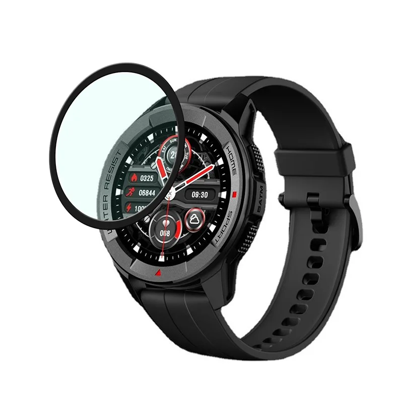 Protective Film For Mibro X1 Color SmartWatch Screen Protector Film Full Clear TPU Soft Cover 3D Curved  For Xiaomi Watch S1 new