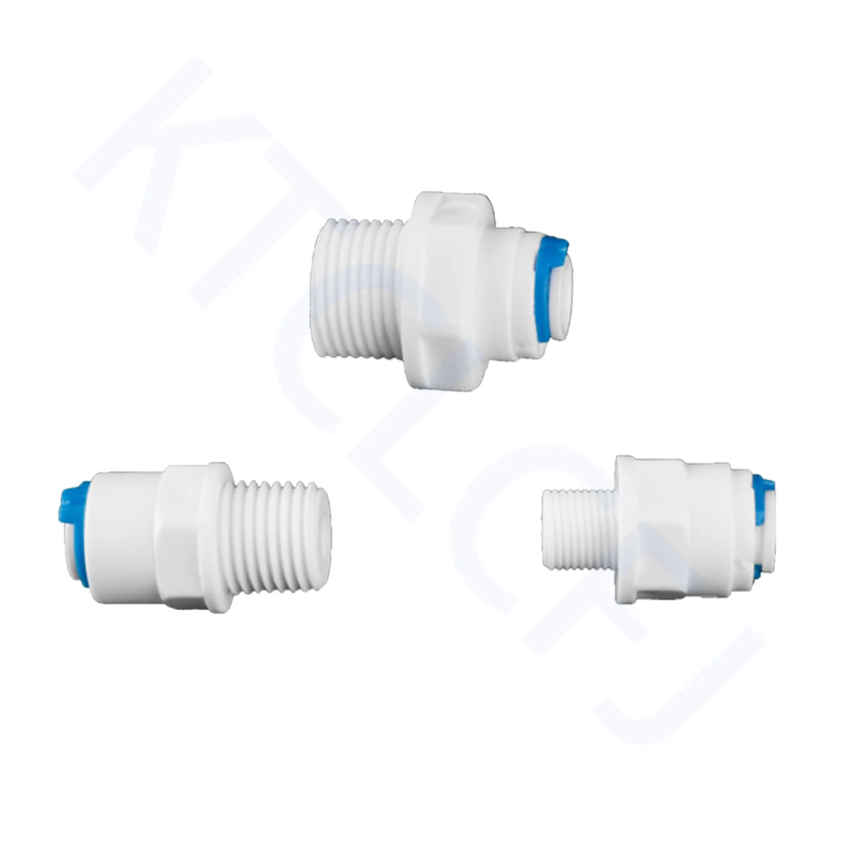 

RO Water Straight Pipe Fitting 1/4 3/8 OD Hose 1/8" 1/4" 1/2" 3/8" BSP Male Thread Plastic Quick Connector System Water Purifies