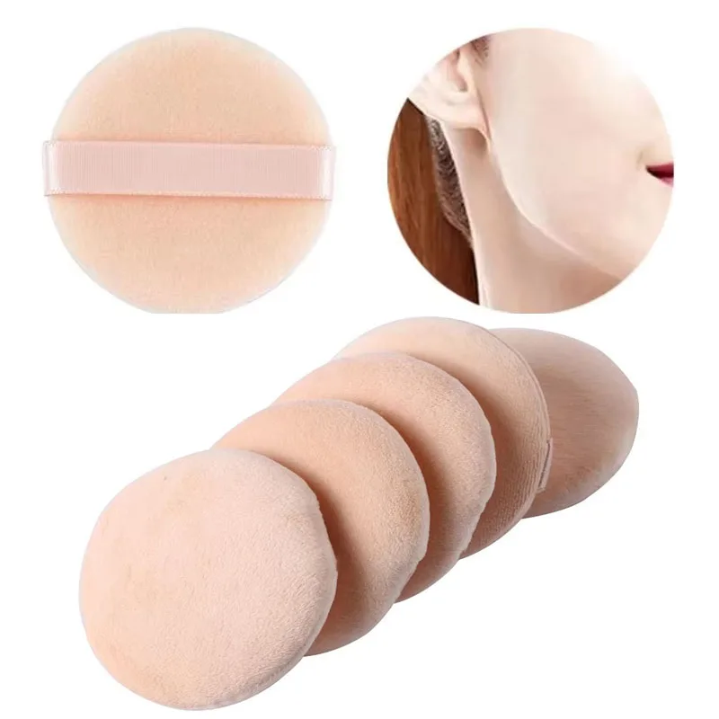 5/25/50 個ソフトベルベットメイクスポンジルースパウダー化粧パフ両面フェイスメイクスポンジコンシーラーウェットドライメイクツール