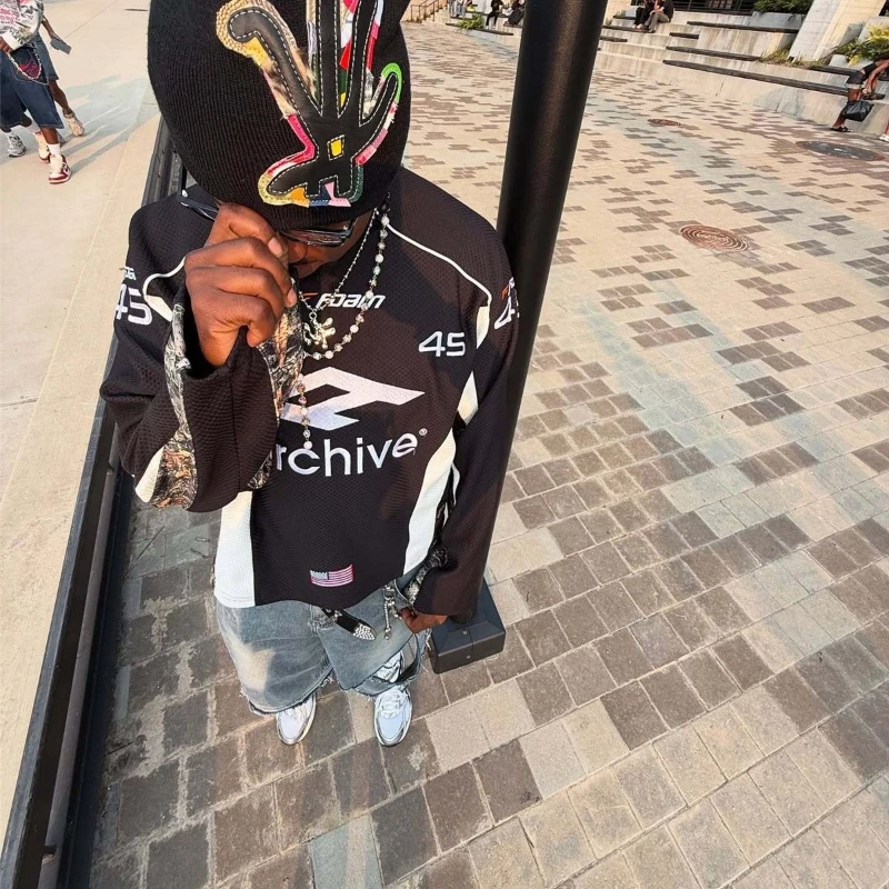 Винтажные толстовки с рисунком Deeptown для мужчин и женщин, толстовки для гонок на мотоциклах, камуфляжные толстовки в стиле хип-хоп, спортивная повседневная уличная одежда большого размера