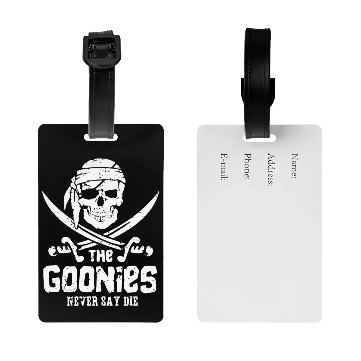 The Goonies Skull Pirates Luggage Tags Custom Movie Film Baggage Tags Privacy Cover ID Label