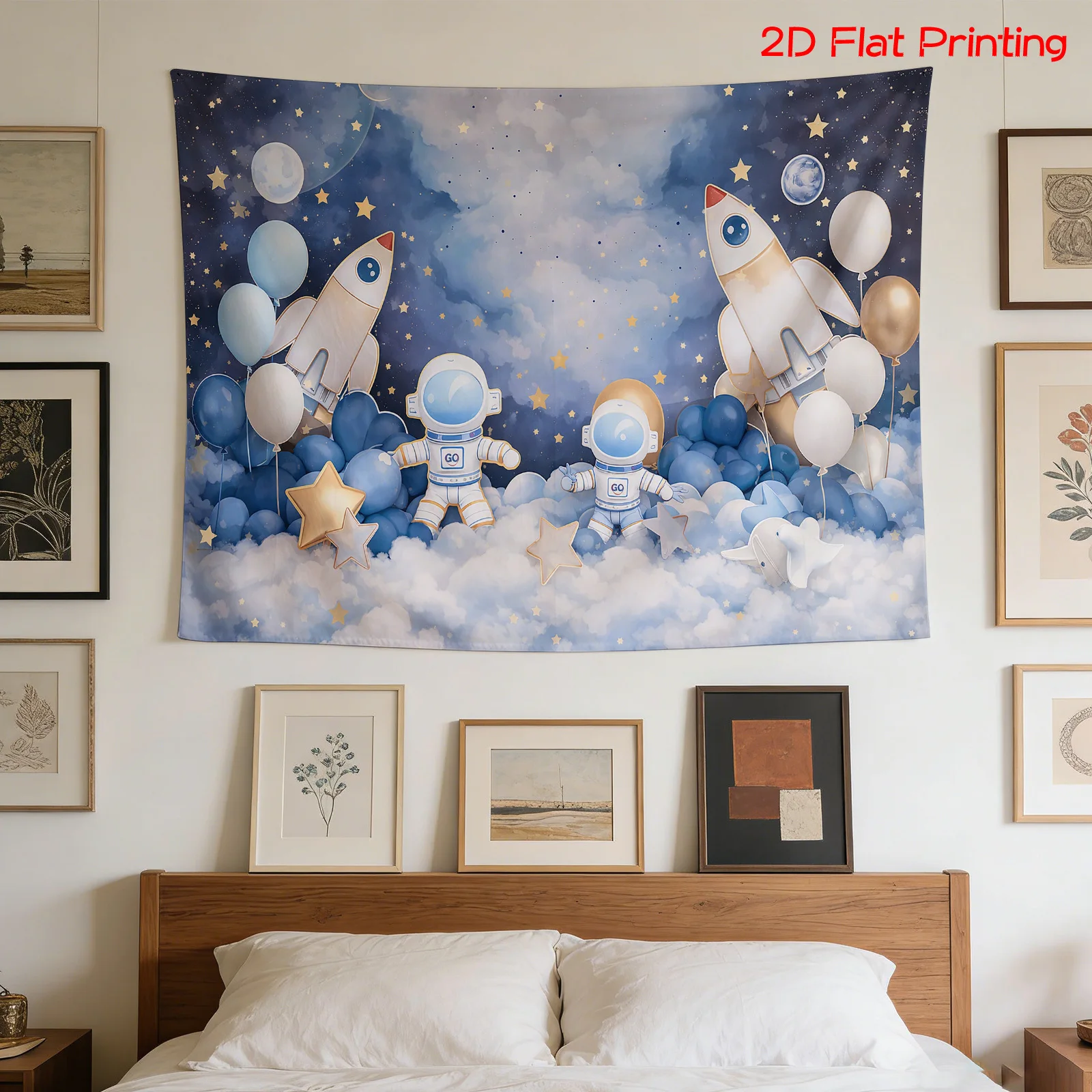 Tappeto da parete con astronau - Science Nursery recensione e prezzo
