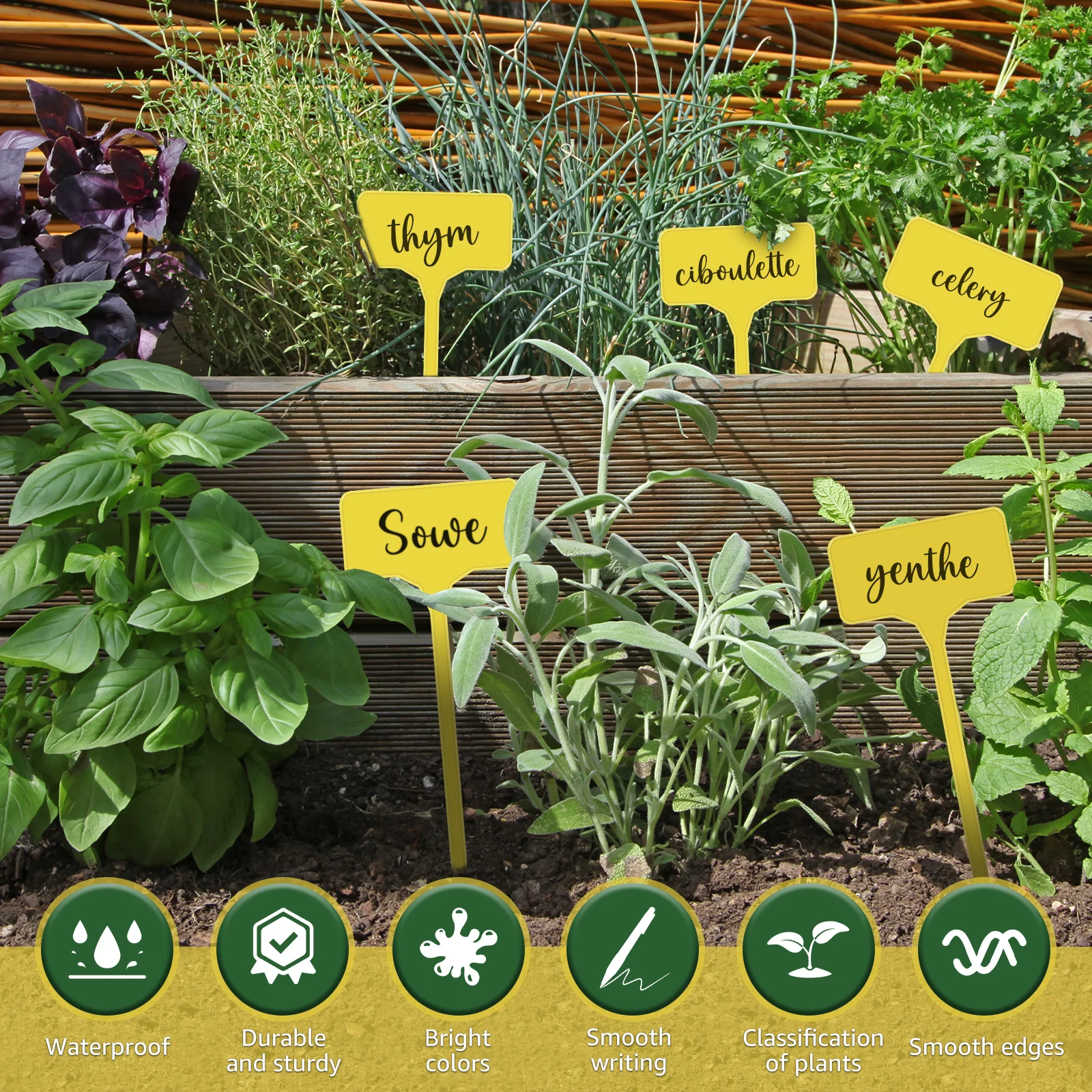 50pcs Garden Re-usable Plant L - đánh giá và giá Gardening Tools Labeled