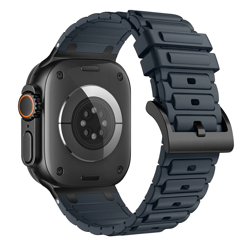 Silikonarmband für Apple Watch Band Ultra 4 49 46mm 44 40mm 45mm 41mm 38mm 44mm für iWatch Series 12 11 10 9 8 7 6 5 4 3 2 1 SE – Detail 23