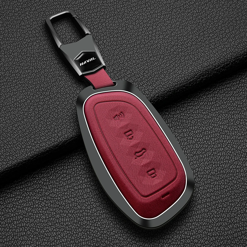 Key Fob Protector For GWM Haval H6 V7 H9 Raptor Car Key Case Premium Zinc Alloy Full Cover Anti Scratch F7X M6 F7 H7 Accessories