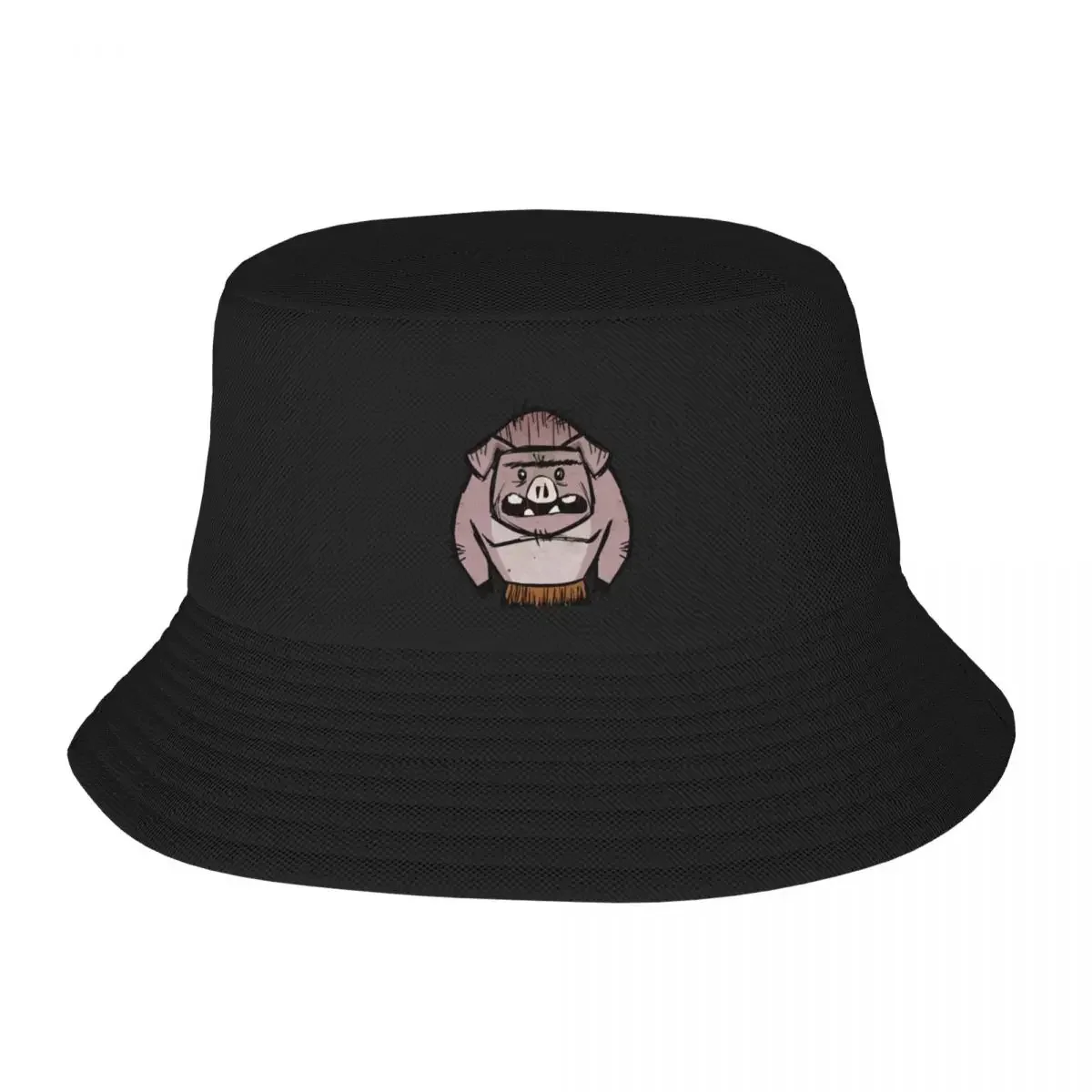 

Don't Starve Pig Bucket Hat Streetwear Hood Baseball Men Women's