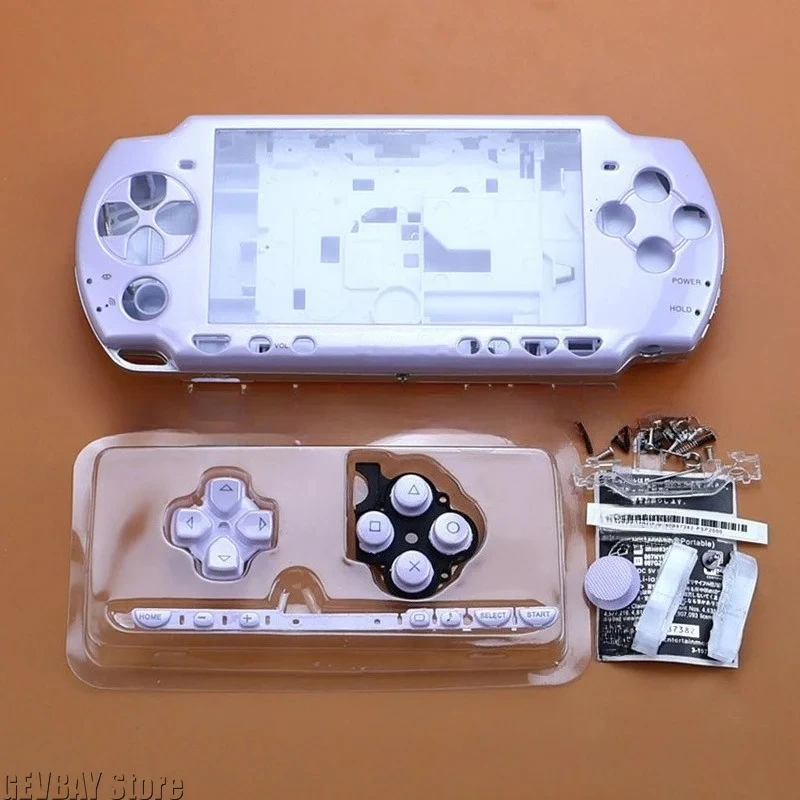 For PSP 2000 Game Console Shell (Including Buttons) - Drop-Proof Scratch-Proof Sweat-Proof Full-Coverage Repair Parts Kit - view 3