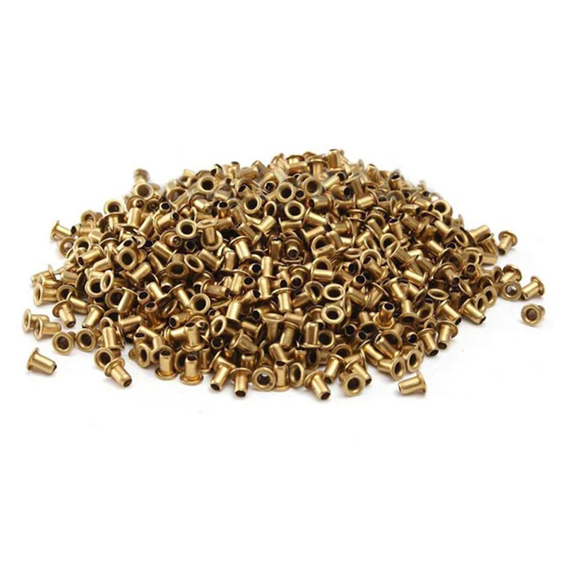 

AT48-1000Pcs Copper Beekeeping Eyelets For Frames Bee Hive Equipments Copper Caps