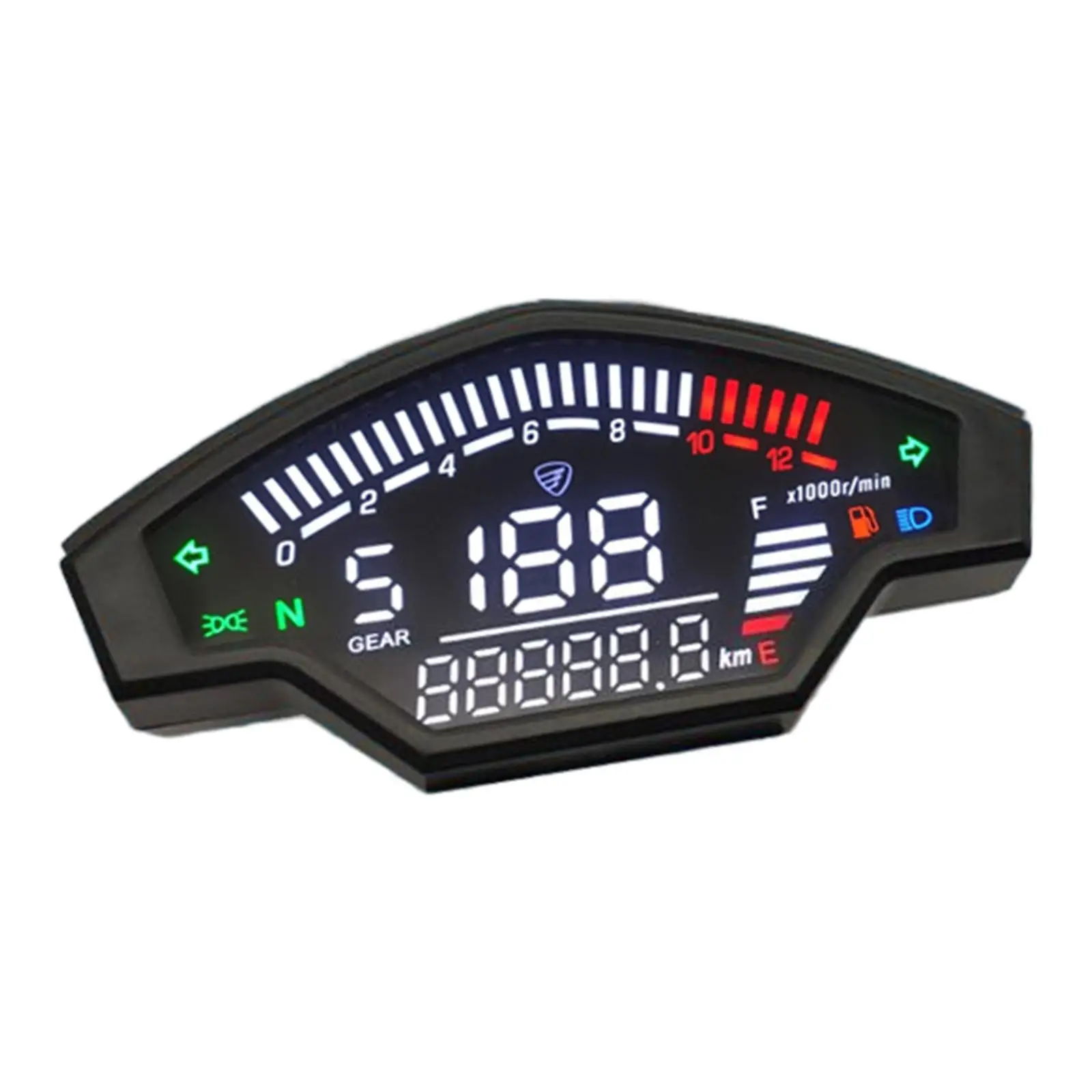 Motorcycle Speedometer with Multifunction Indicator Light Motorbike Tachometer Odometer for Vortex200 Accessories