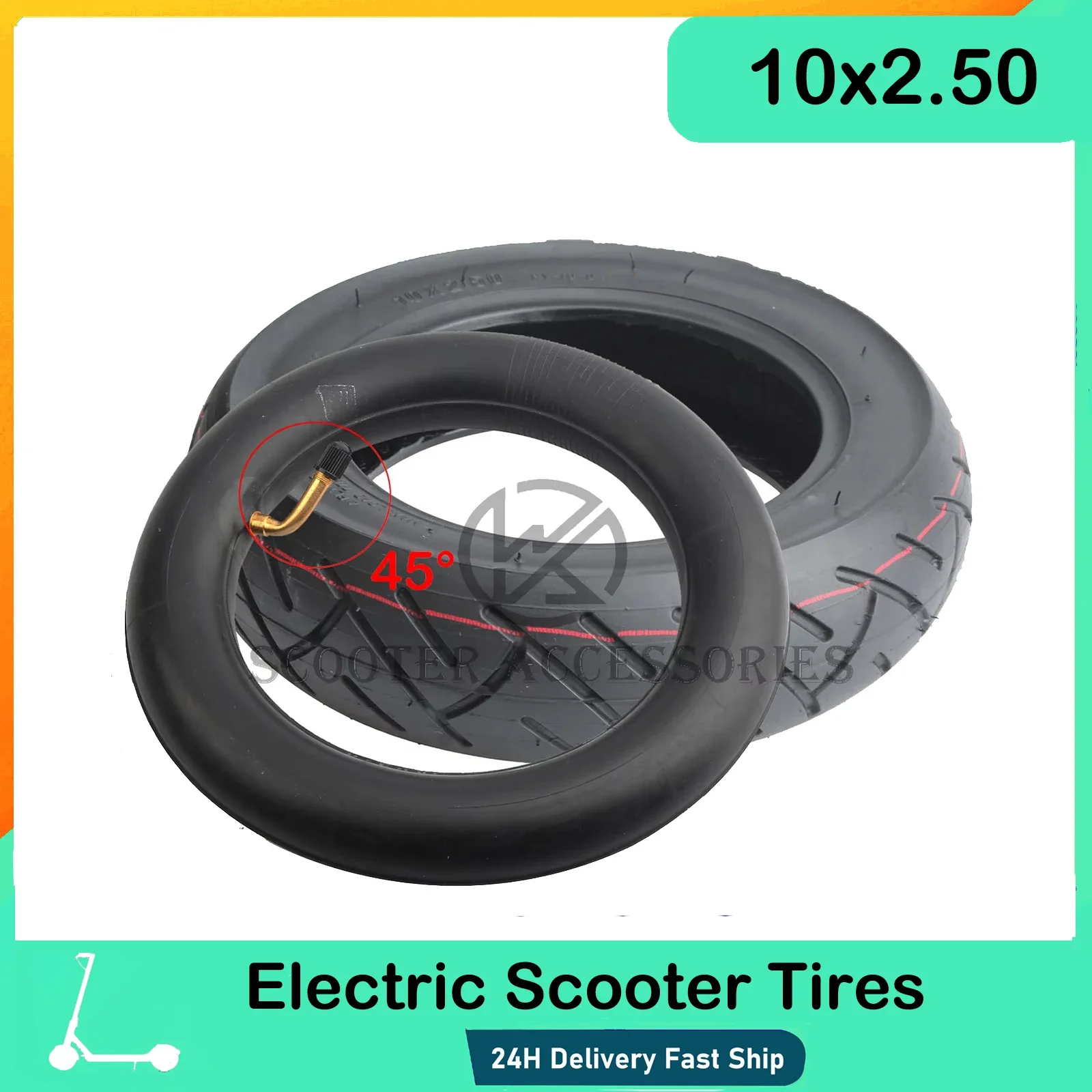 10X2 50 10X2.50 Tire 10X2.0 10X2 Inner Tube for  Dualtron Kugoo M4 Electric Scooter Bike Wheel Tires