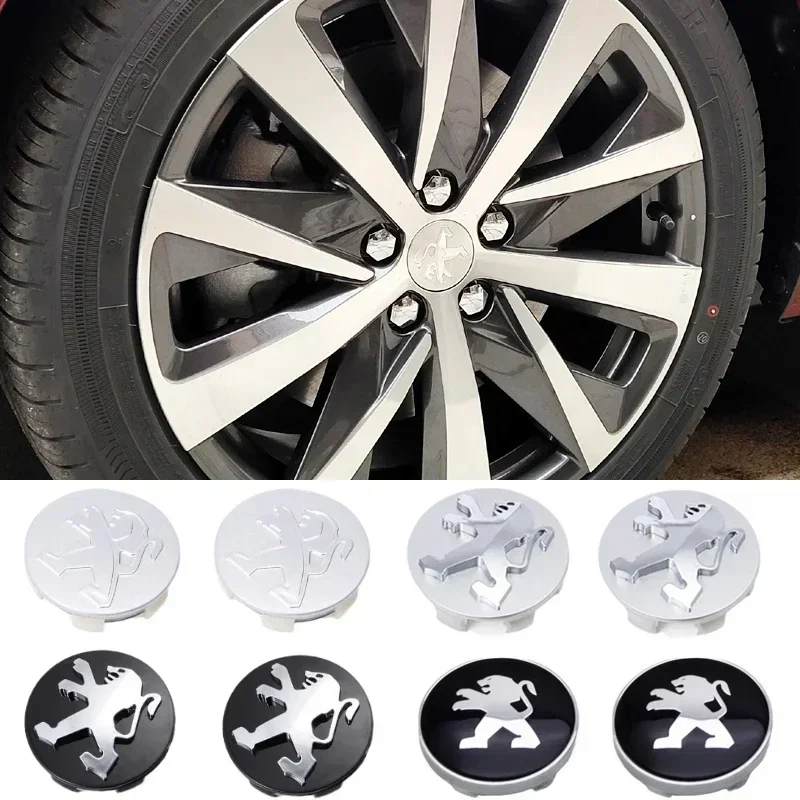 

4 шт., 60 мм, декоративная крышка ступицы колес автомобиля для Peugeot 307 408 207 205 206 407 107 308 4008 507 508 5008 Стайлинг автомобиля