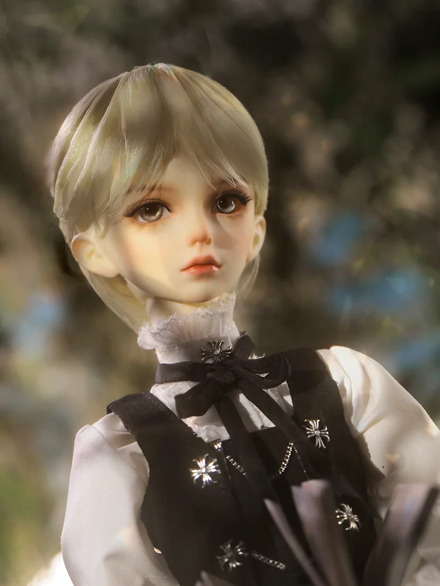 

Genuine In Stock Bjd4 Doll Kaka English Boy Sd Humanoid Society Pure Handmade Mk Noble Gem Wine Bjd Doll