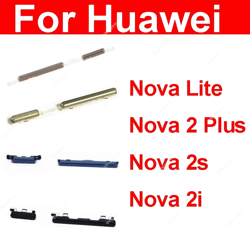 

Power Volume Buttons For Huawei Nova 2 2i 2s Lite Plus ON OFF Power Volume Up Down Switch Side Keys Replacement Repair Parts