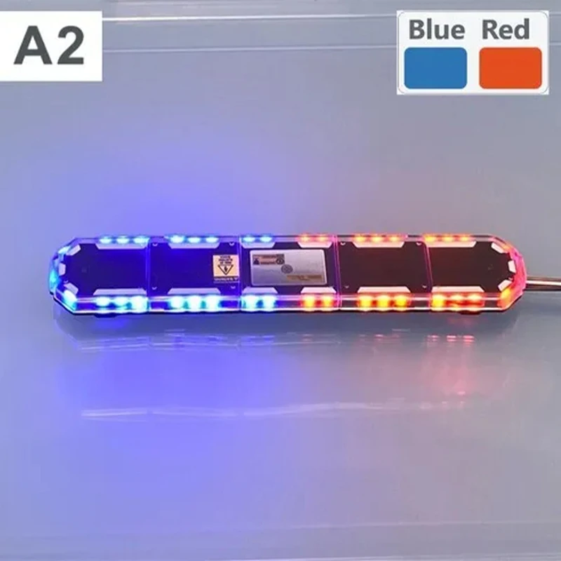 LED Red/blue/yellow Warning Lights Engineering Dome Light for 1/10 1/14 Crawler Car Tamiya RC Truck SCANIA 770S VOLVO BENZ MAN