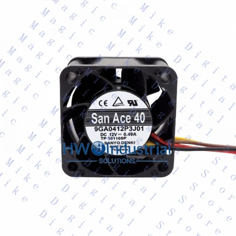 H  1PC FOR SanAce40 4028 4CM 9GA0412P3J01 12V 0.49A 4-wire PWM Speed Control Fan