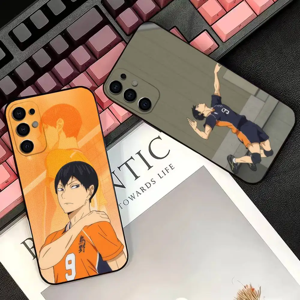 T-Tobio Kageyama Haikyuu Phone Case For Samsung S25,S24,S21,S22,S23,S30,Ultra,S20,Plus,Fe,Lite,Note,10,Black Cover