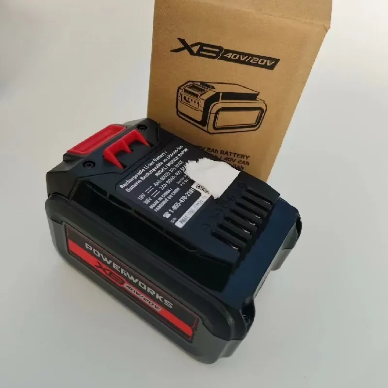 

100%Original 2Ah 4Ah for POWERWORKS XB 20V 40V BAP708 Electric Drill Power Tool Battery