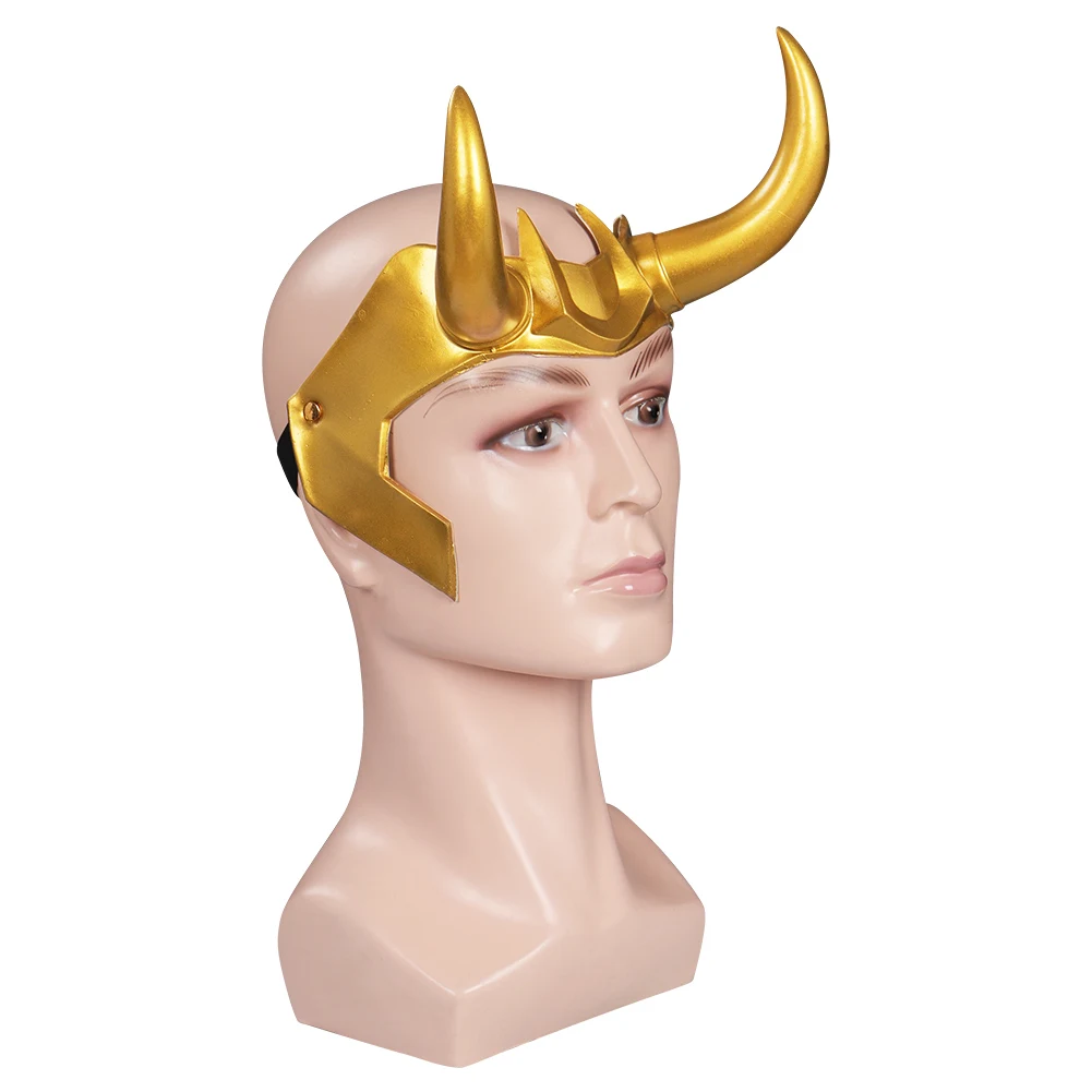 Loki Headwear Mask Sylvie Cosplay Headband Costume Accessories Latex Helmet Men Women Halloween Masquerade Party Role Play Props