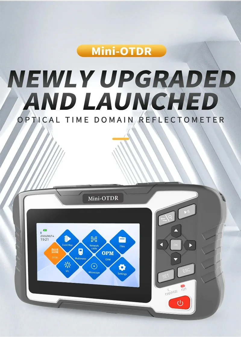 

New design Handheld mini OTDR NK4300 mini optical time domain reflectormeter testing tool NK4300D NK4300F