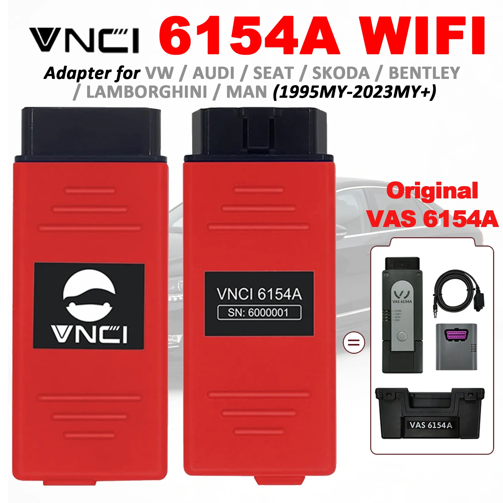 

Диагностический сканер VNCI 6154 V23.05 для автомобилей VAG с поддержкой протоколов CAN FD и DoIP для групп компаний VW/Audi с 1995 по 2024 год.