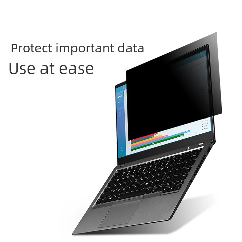 Selbstklebende Sichtschutzfolie passend für Lenovo IdeaPad Slim 3 3i Gen10 Notebook-Computer