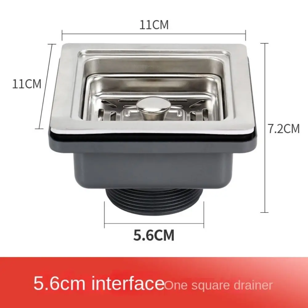 Useful Anti-clogging Sink Tap Stopper Cover Kitchen Sink Square Drainer Clack Plug Kit Basin Waste Filter Sink Basin Plug