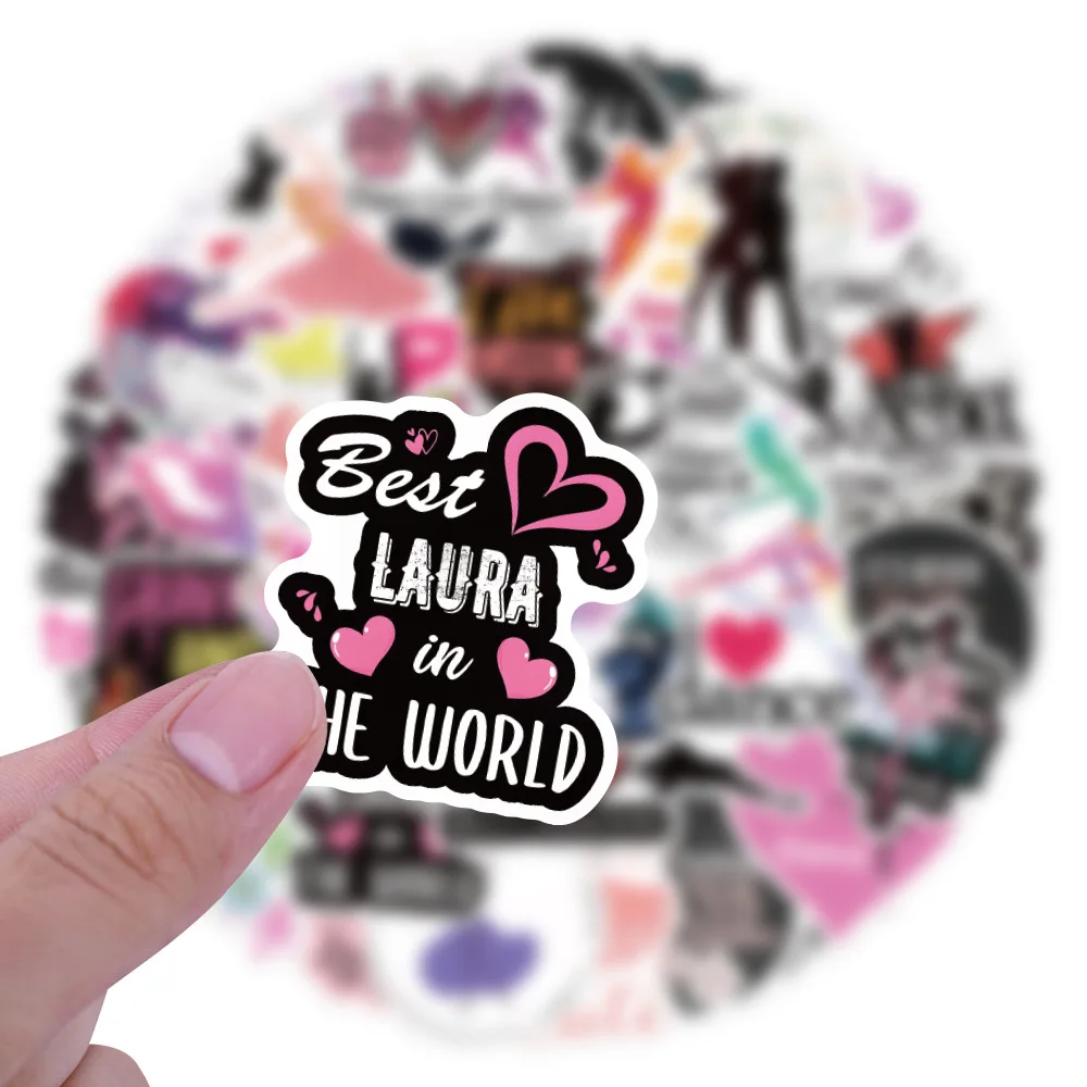 

60PCS Dance Stickers Ballet Cartoon Decals Girl DIY Toy Graffiti Decoration Suitcase Fridge Cup Laptop Phone Guitar Car Bike