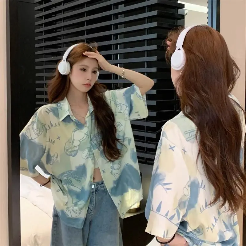 

Shirts Women Cotton Blend Notched Lapel Slim Fit Boardroom Meeting Urban Chic Blouse For Ambitious Lady Professional Daywear