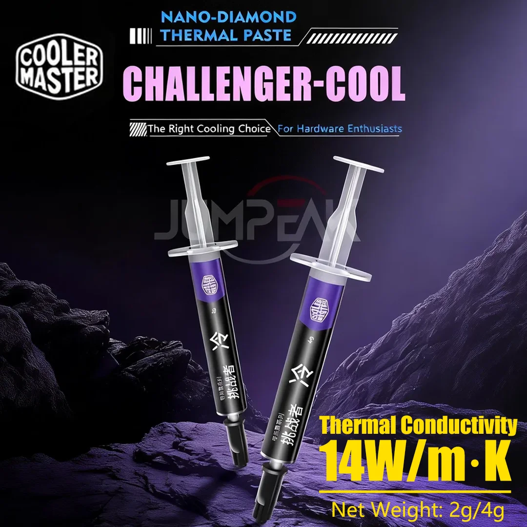 

Термопаста Cooler Master 14 Вт/м.К Nano Thermal Paste Compound, теплопроводящая смазка для компьютеров, ПК, ноутбуков, процессоров, графических процессоров, видеокарт