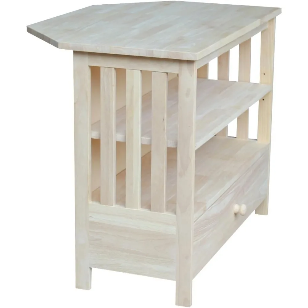 Meuble TV Mission Coin, inachevé