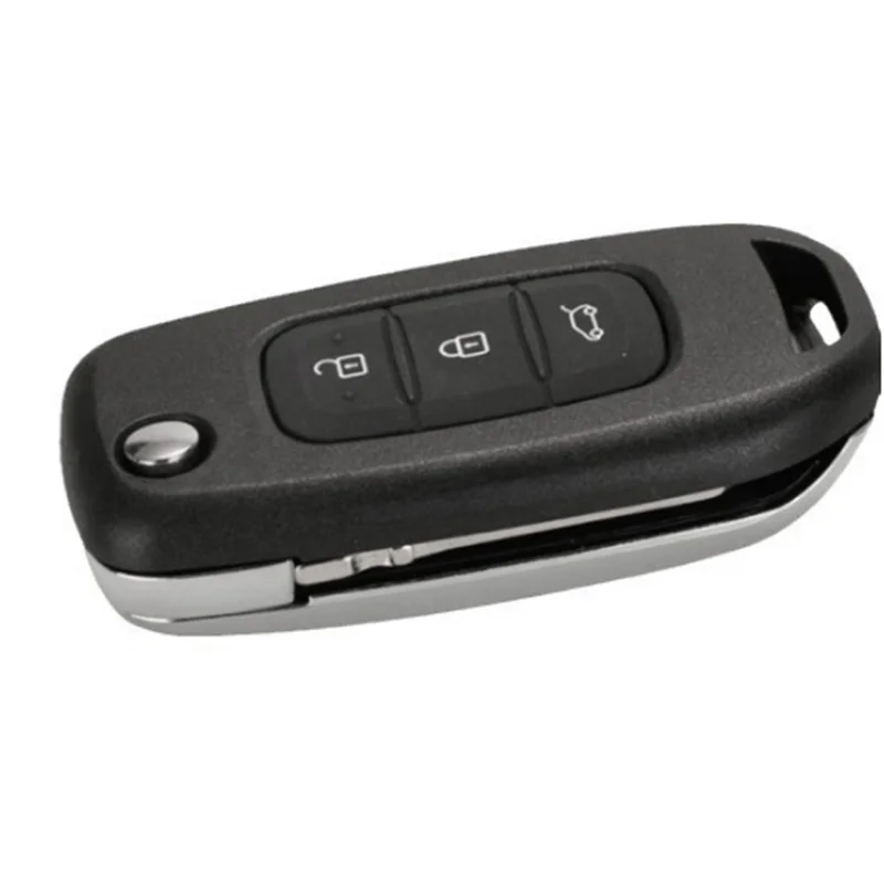 PCF7961M 4A Chip 433Mhz plegable 3 botones llave de Control remoto coche VA2 hoja de llave para Renault Megane 3
