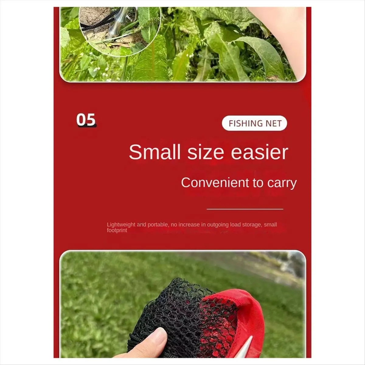 

Складная сетчатая сумка для рыбалки, утолщенная рыболовная сеть, мелкая сетка у горловины, плоское дно, защитная сумка для хранения, длина 2 метра