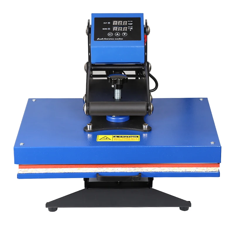 custom double display 33*45cm heat press machine sublimation  for t-shirt slide   