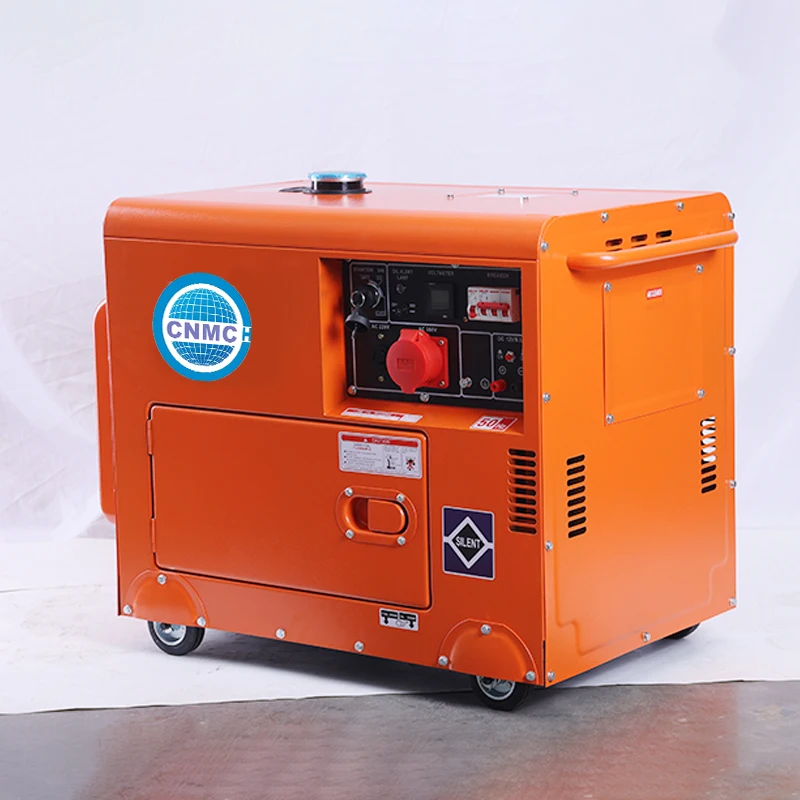 

6500 Вт дизельный тихий легкий генератор 110 В/220 В 60 Гц аварийный источник питания подходит для бытового генератора электроэнергии