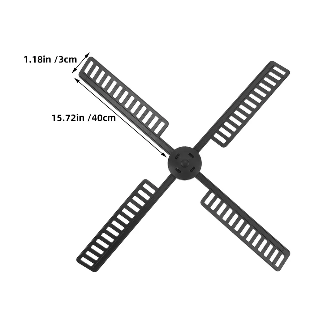 5Set Solar Powered Windmill Fan Blades Dutch Waterproof Outdoor Garden Lawn Patio Yard Windmill Blades Replacement Fan Parts