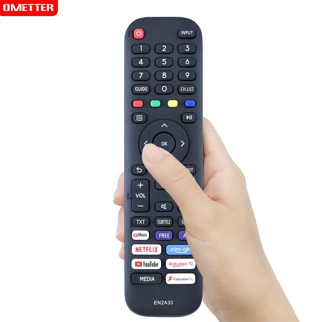 EN2A30 EN2G30H EN2P30H EN2B30H EN2AG30H Remote Control for Hisense VIDAA 4K UHD LED Smart TV HT266544  40A4GTUK 32A4GTUK EN2K30P